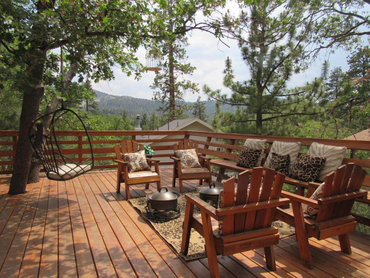 Hillside Hideaway -View Of Ski Slope From Charming Deck Big Bear Lake Eksteriør billede